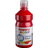 Farba tempera Premium 500ml, czerwony, Happy Color HA 3310 0500-2