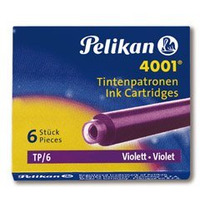 Naboje do pir, krtkie fioletowe 301697 Pelikan