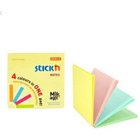 Bloczek STICKN MAGIC PAD 76x76mm pastel mix kolorw 21574