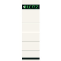 Etykiety grzbietowe do segregatorw Leitz 80 mm, 10 szt. szare, 16070085