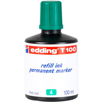 Tusz do markerów permanentnych 100 ml zielony Edding T100/004/Z