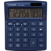 Kalkulatorbiurowy CITIZEN SDC-810NRNVE, 10-cyfrowy, 127x105mm, granatowy