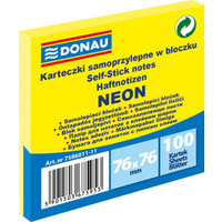 Bloczek samop.76x76 100k neon żółty 7586011-11 DONAU