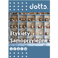 Etykieta samoprzylepna DOTTS A4 (100ark) 105x57mm (10 etyk/arkuszu)