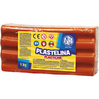 Plastelina Astra 1 kg czerwona, 303111006