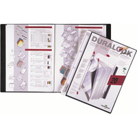 DURALOOK PLUS, album ofertowy, 20 kiesz., PP, Czarny 243201 DURABLE