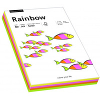 Papier xero kolorowy RAINBOW mix pastelowy 100ark 88043187