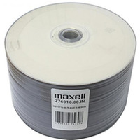 Pyta MAXELL DVD-R 4.7GB 16x (50szt) PRINTABLE, white, do nadruku, SP shrink, bulk 276010