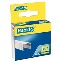 Zszywki Rapid Standard 24/6 2M, 2000 szt. Rapid 24858800