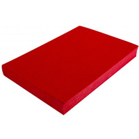Karton DELTA skropodobny czerwony A4 DOTTS 100 szt. okadki do bindowania