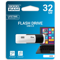 Pami USB GOODRAM 32GB UCO2 czarno-biay USB 2.0 UCO2-0320KWR11