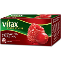 Herbata VITAX INSPIRATIONS urawina&Malina (20 saszetek) 40g zawieszka