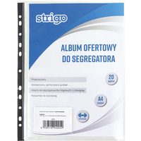 Album ofertowy PP A4 20 koszulek z perforacj SF024 STRIGO