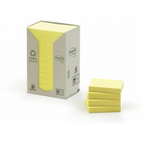 Bloczek samoprzylepny ekologiczny POST-IT (653-1T), 38x51mm, 24x100 kart., ty