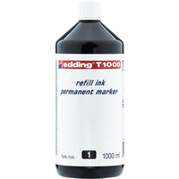 Tusz do markerów permanentnych 1000 ml czarny EDDING T1000/001/C
