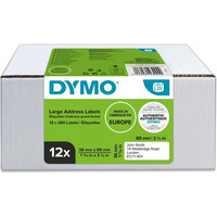 Etykieta DYMO adresowa - 89 x 36 mm, bia�y - VALUE PACK 12 szt. 2093093