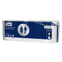 Papier toaletowy TORK Premium, 3 warstwy, kolor biay, makulatura, 19,4m, (70 rolek) system T4 110792