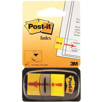 Zakadki indeksujce POST-IT z nadrukiem wykrzyknik (680-33), PP, 25, 4x43, 2mm, 50 kart