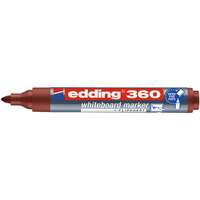 Marker do tablic okrągła końcówka 1, 5-3 mm brązowy Edding 360/007/BR