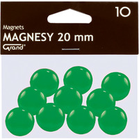 Magnes 20mm GRAND zielone 10 szt 130-1692