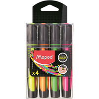 Zakrelacz FLUO PEPS max mix kolorw 4szt etui pud. z zaw. MAPED 742947