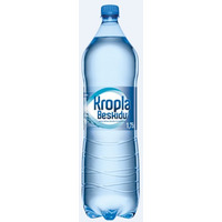 Woda KROPLA BESKIDU gazowana 1.5L butelka PET zgrzewka 6 szt