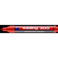 Foliopis 300-2 czerwony EDDING okrągła końcówka