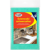 ciereczki uniwersalne GROSIK, 10 szt., zielono-biae