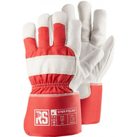 Rękawice ocieplane RS Stier Polar, typu doker, rozm. 11, czerwono-białe