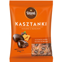 Cukierki Kasztanki WAWEL, kakaowe z wafelkami, 1kg