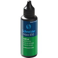 Tusz uzupełniający SCHNEIDER Maxx 650, 50 ml, zielony