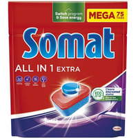 SOMAT Tabletki do zmywarki MEGA 75 szt. All in one Extra 09343