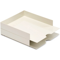 Zestaw pojemnikw MOXOM Modular Letter Tray, 320x260x60mm, 2 szt., biay