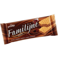 Wafle Familijne JUTRZENKA, 180 g, kakaowe