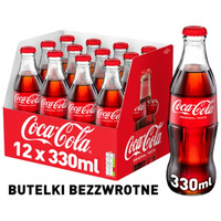 Napj COCA COLA 0.33L butelka szklana bezzwrotna 12szt