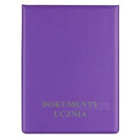 Okadka na dokumenty ucznia pionowa violet KOD-11-05 BIURFOL