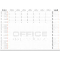 Podkadka na biurko OFFICE PRODUCTS, planer 2025/2026, biuwar 594x420mm A2 ,52k., biaa