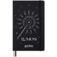 Notatnik MOLESKINE Harry Potter Lumos 2024, 13x21cm, w linie, edycja limitowana