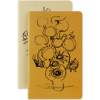 Zestaw 2 zeszytw MOLESKINE Van Gogh Cahier 2024, L, 13x21cm, w linie, edycja limitowana