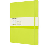 Notes MOLESKINE Classic XL (19x25cm), gadki, mikka oprawa, 192 strony, lemon green