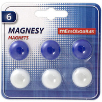 Magnesy MEMOBOARDS do tablic 6szt blister MB20B6 NR MM003-99