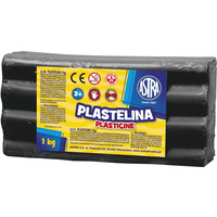 Plastelina Astra 1 kg czarna, 303111024