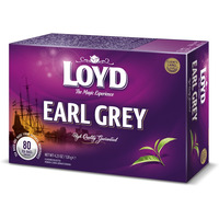 Herbata LOYD Earl Grey, ekspresowa, 80 torebek