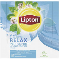 Herbata LIPTON Relax, mita, 100 kopert