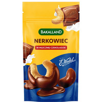 Nerkowiec w mlecznej czekoladzie, BAKALLAND, 75g