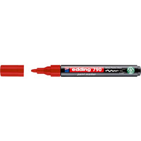 Marker olejowy e-790 EDDING, PCR, czerwony