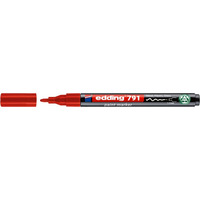 Marker olejowy e-791 EDDING, PCR, czerwony