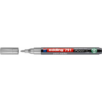 Marker olejowy e-791 EDDING, PCR, srebrny