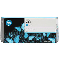 HP Tusz nr 738 676M6A Cyan 300ml