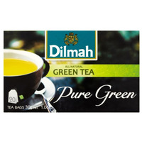 Herbata DILMAH PURE GREEN TEA ekspresowa (20 torebek) 1, 5g zielona